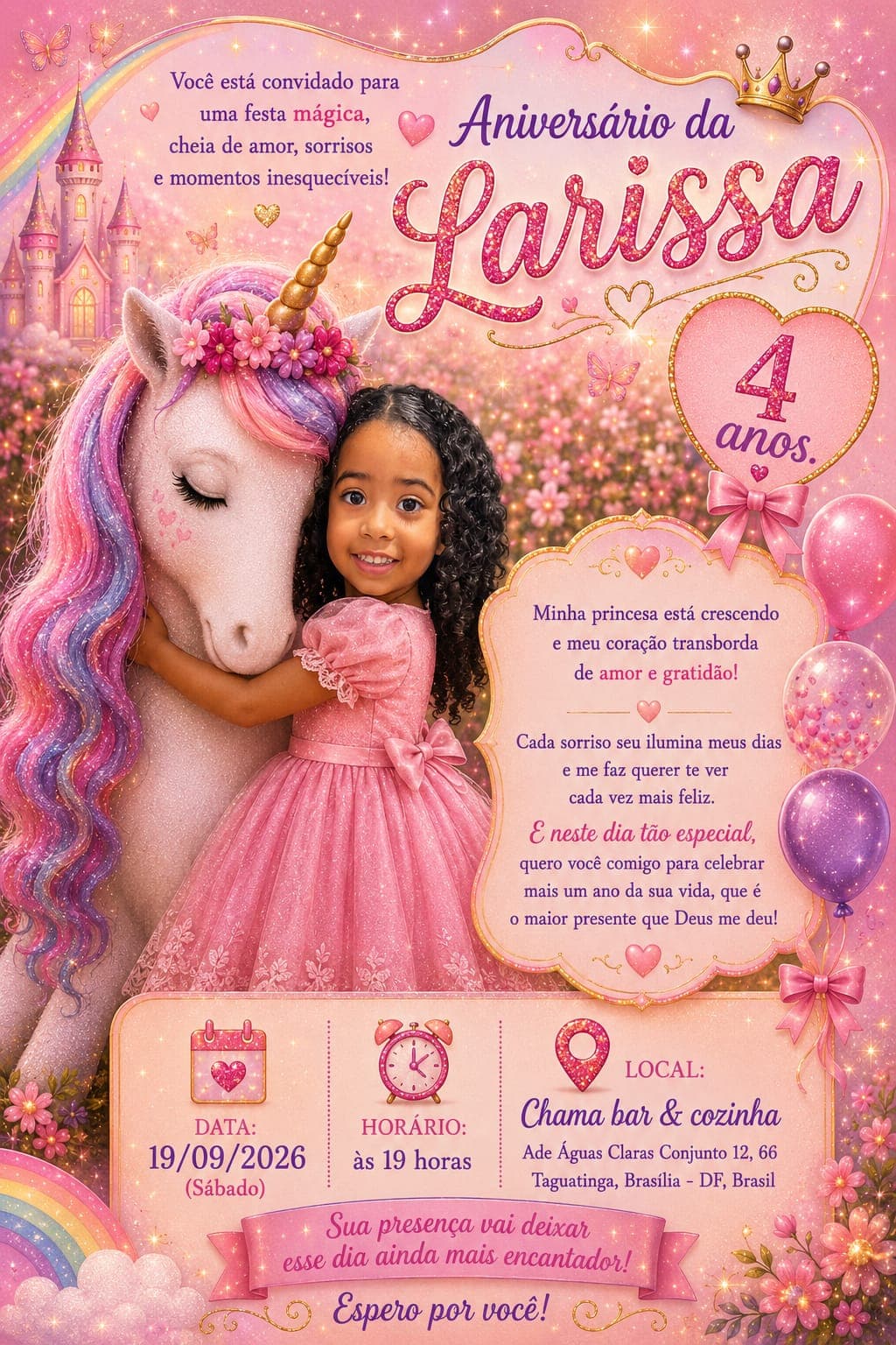 Larissa 4 Anos