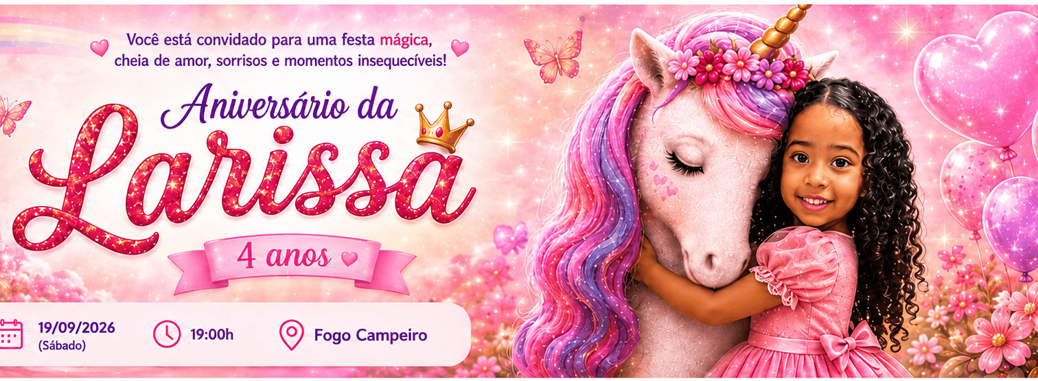 Aniversário de Larissa — 19/09/2026, Fogo Campeiro Brasília